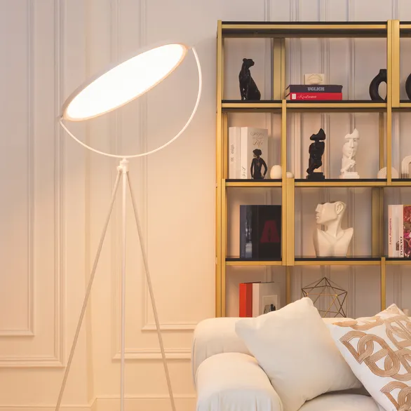 Светильник SP-LUNAR-FLOOR-D660-35W Dim-to-Warm (WH, 120 deg, 230V) (Arlight, IP20 Металл, 5 лет)