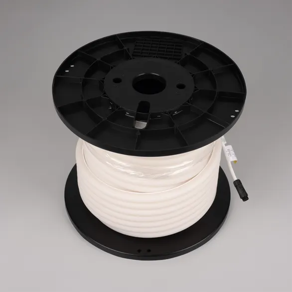 Светодиодная лента герметичная MOONLIGHT-PRO-TOP-X320-16x15mm 48V White6000 (10 W/m, IP65, 30m, wire x2) (Arlight, Силикон)