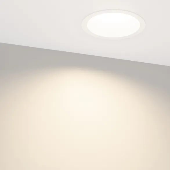 Светильник MS-DROP-BUILT-R137-24W Day4000 (WH, 90 deg, 230V) (Arlight, IP54 Металл, 5 лет)