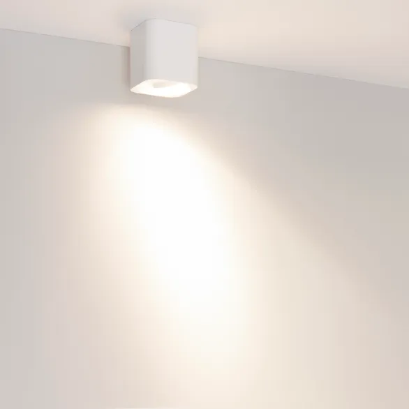 Светильник SP-ACENTO-S95x95-10W Day4000 (WH, 20-45 deg, 230V) (Arlight, IP20 Металл, 5 лет)