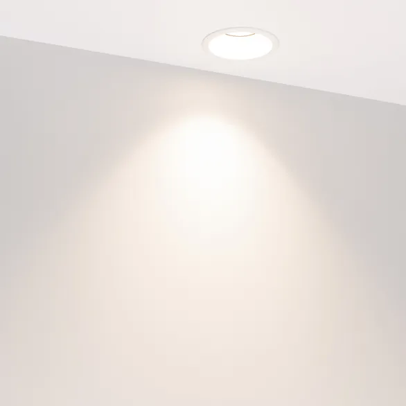 Светильник MS-FLOW-BUILT-R85-12W Day4000 (WH, 38 deg, 230V) (Arlight, IP20 Металл, 5 лет)