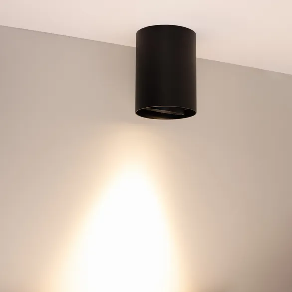 Светильник SP-FOCUS-R110-18W Warm3000 (BK, 36 deg, 230V) (Arlight, IP54 Металл, 5 лет)
