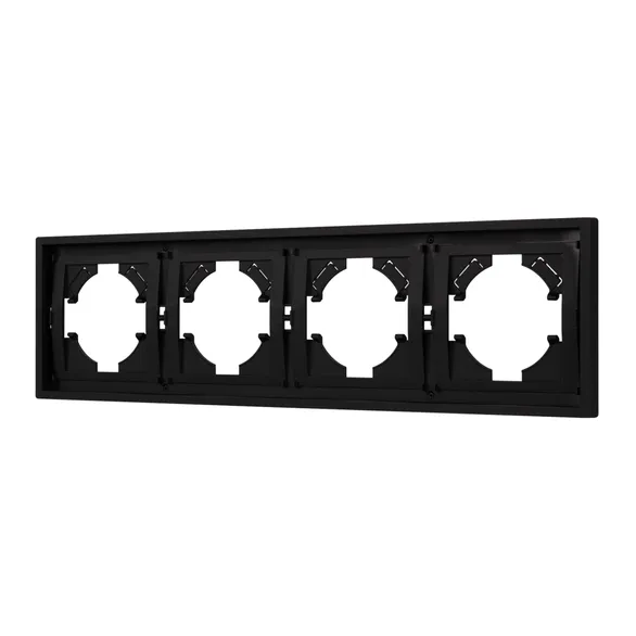 Рамка пластиковая FRM-TENDO-SFPL-4-BK (Arlight, -)