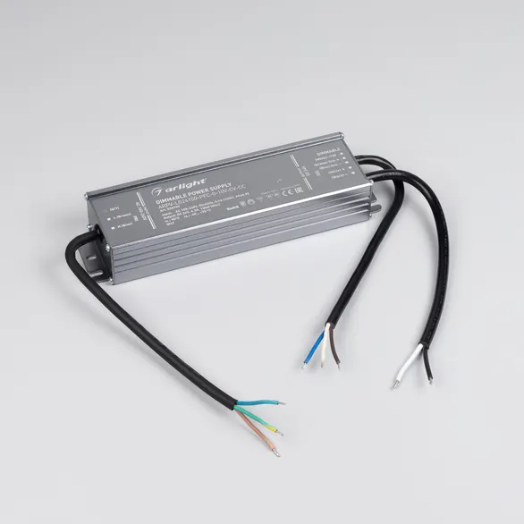 Блок питания ARPV-LG24150-PFC-0-10V-CV-CC (24V, 6.3A, 150W) (Arlight, IP67 Металл, 5 лет)