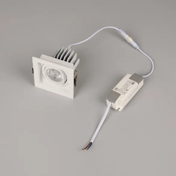 Светильник MS-VORTEX-BUILT-S90x90-12W Day4000 (WH-WH, 40 deg, 230V) (Arlight, IP20 Металл, 5 лет)