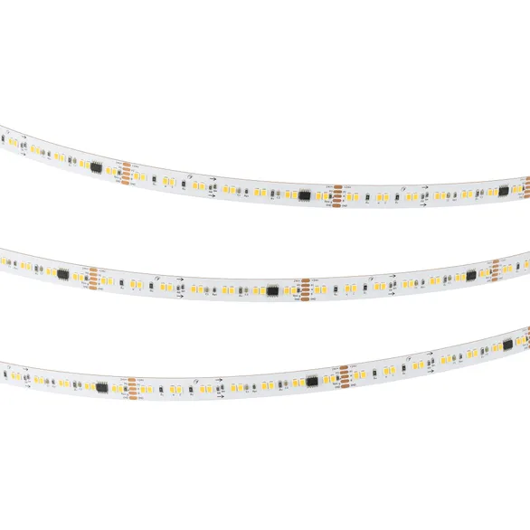 Светодиодная лента DMX-A140-12mm 24V Day-MIX-PX14 (14 W/m, IP20, 5m) (Arlight, Изменяемая ЦТ)