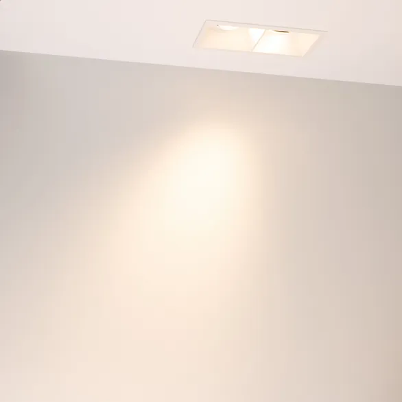 Светильник MS-FLOW-BUILT-S157x85-2x6W Warm3000 (WH, 15 deg, 230V) (Arlight, IP20 Металл, 5 лет)