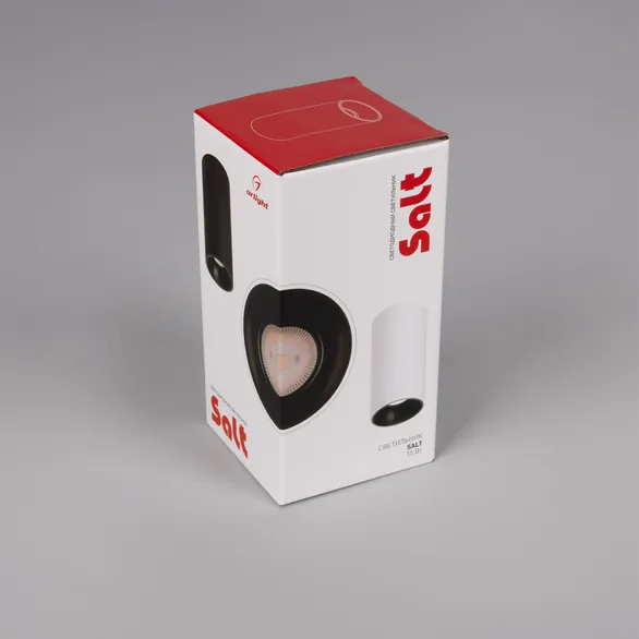 Светильник SP-SALT-R75-15W Warm3000 (WH-BK, 40 deg, 230V) (Arlight, IP54 Металл, 5 лет)