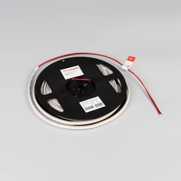 Светодиодная лента SOB-M288-10mm 24V White6000 (10 W/m, IP20, 5m) (Arlight, резка 1 светодиод)