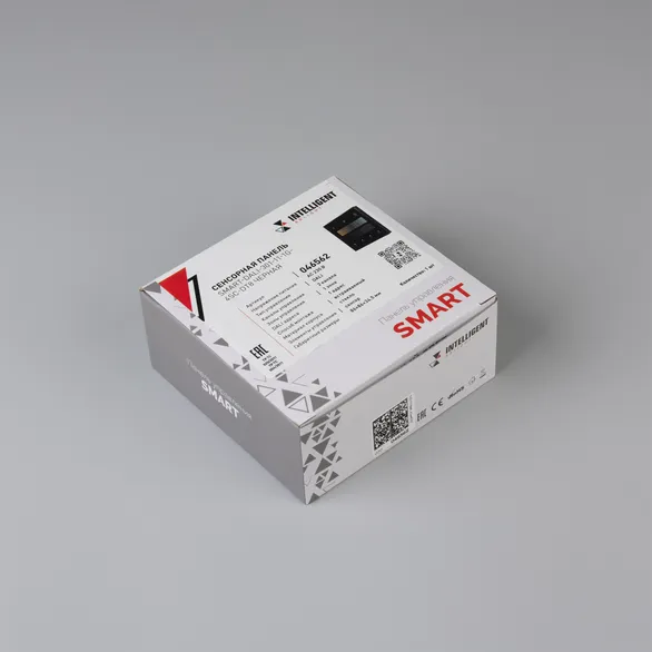 INTELLIGENT ARLIGHT Сенсорная панель SMART-DALI-301-11-1G-4SC-DT8 Черная (230V, встраиваемая, 2.4G) (IARL, IP20 Пластик, 5 лет)
