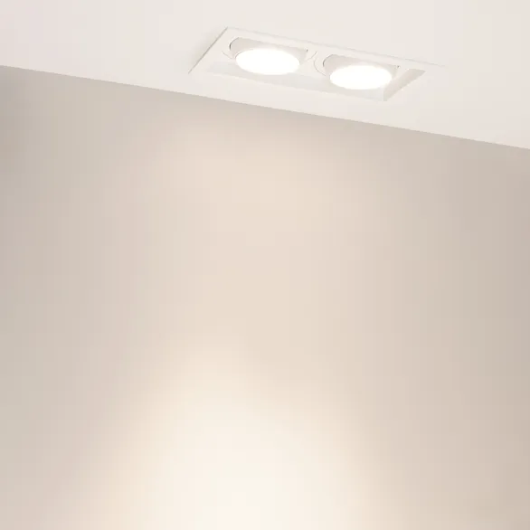 Светильник MS-VORTEX-BUILT-S250x140-2x30W Day4000 (WH-WH, 30 deg, 230V) (Arlight, IP20 Металл, 5 лет)