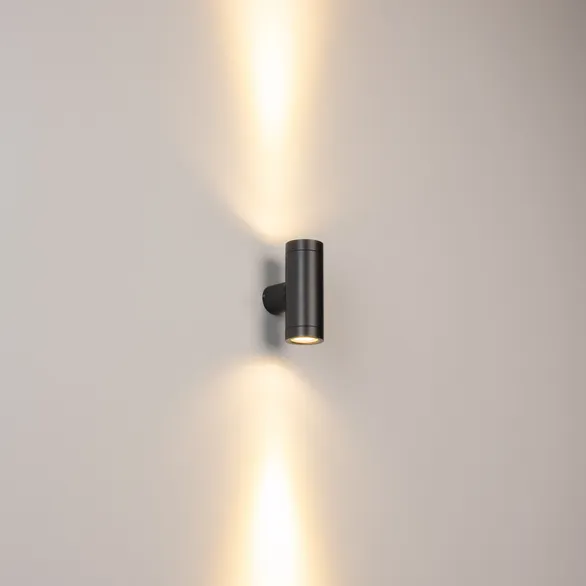 Светильник LGD-RAY-WALL-TWIN-R46-2x3W Warm3000 (GR, 24 deg, 230V) (Arlight, IP65 Металл, 3 года)