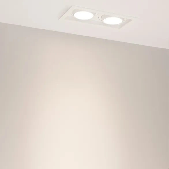 Светильник MS-VORTEX-BUILT-S210x117-2x20W Day4000 (WH-WH, 20 deg, 230V) (Arlight, IP20 Металл, 5 лет)