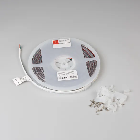 Светодиодная лента герметичная DMX-PS-B60-14mm 24V RGBW-MIX-PX6 (15 W/m, IP67, 5m) (Arlight, -)