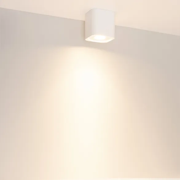 Светильник SP-ACENTO-S95x95-10W Warm3000 (WH, 20-45 deg, 230V) (Arlight, IP20 Металл, 5 лет)