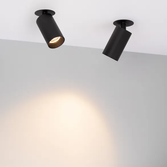 Светильник SP-GABI-BUILT-FLAP-R50-9W Warm3000 (BK, 36 deg, 230V) (Arlight, IP40 Металл, 5 лет)