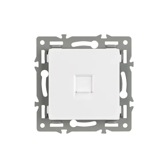 Механизм компьютерной розетки SCT-MPC1-PL-WH (RJ-45, CAT6) (Arlight, -)