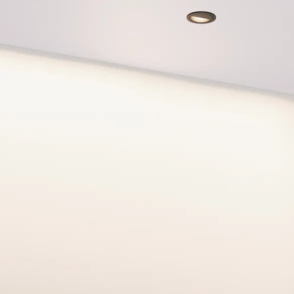 Светильник встраиваемый DL-VEILA-R63-8W Day4000 (Черный RAL9005, A44x46 deg, 230V) (Arlight, IP20 Металл, 5 лет)