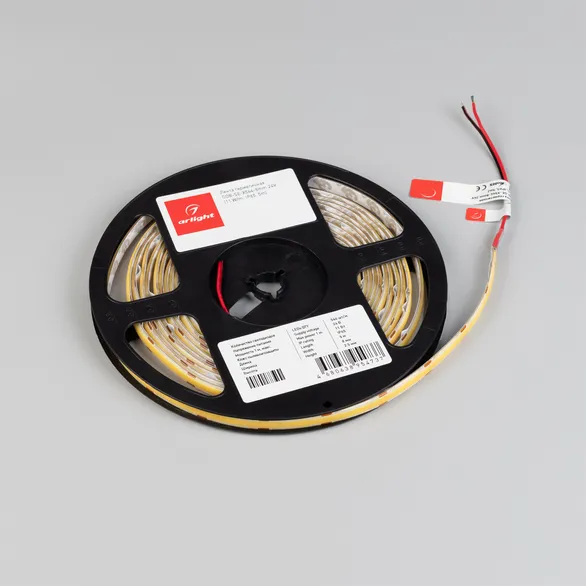 Светодиодная лента герметичная COB-SE-X544-8mm 24V Warm3000 (11 W/m, IP65, 5m) (Arlight, -)