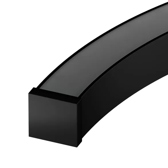 Профиль LINE-3535-BENT-SIDE-2000 ANOD BLACK (Arlight, Алюминий)