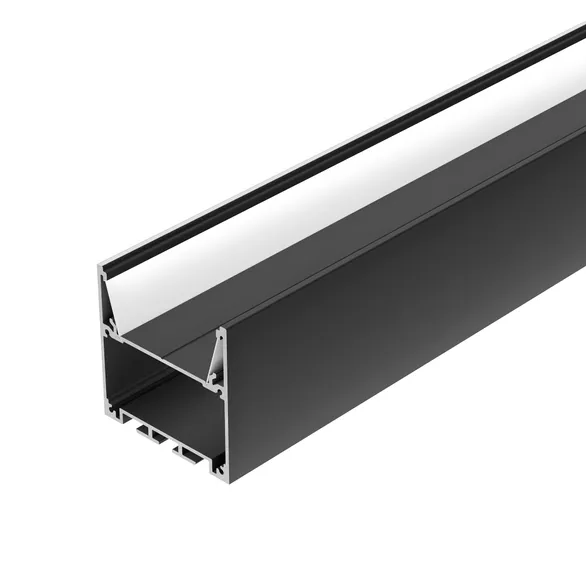 Профиль SL-LINE-5050-2000 BLACK с рефлектором (Arlight, Алюминий)