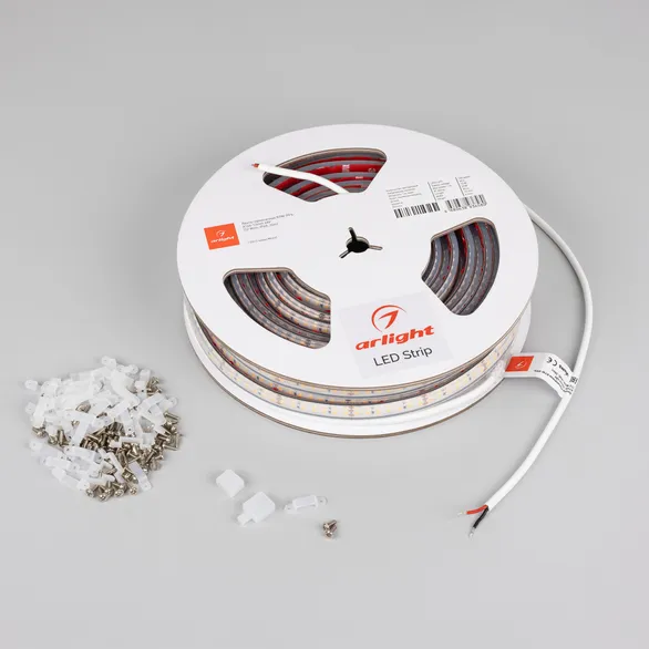 Светодиодная лента герметичная RTW-PFS-A140-12mm 48V White6000 (12 W/m, IP68, 20m) (Arlight, -)