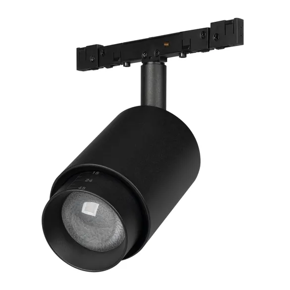 Светильник MAG-MICROCOSM-SPOT-ZOOM-R47-9W Warm3000 (BK, 15-55 deg, 24V) (Arlight, IP20 Металл, 5 лет)