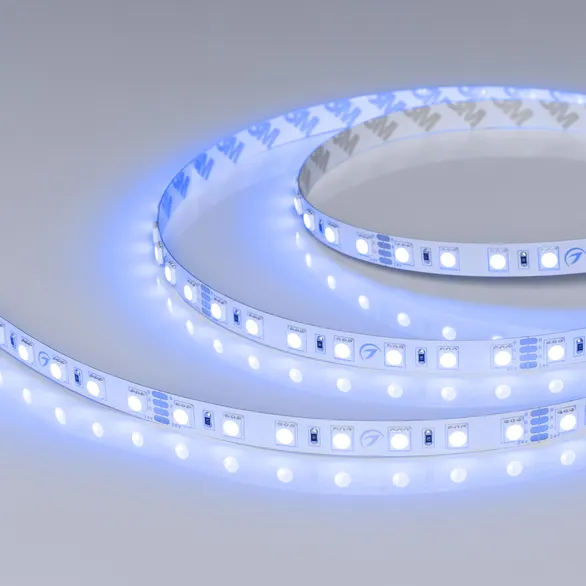 Светодиодная лента RT-B70-10mm 24V RGB (14 W/m, IP20, 5m) (Arlight, Открытый)
