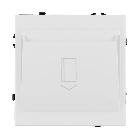 ARL NOBE Выключатель карточный магнитный софт-тач белый кварц SWT-CRD-SFPL-WH (250V, 25A) (Arlight, -)