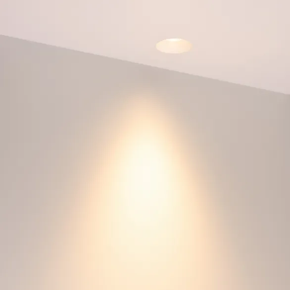 Светильник безрамочный DL-INTRAL-R63-8W Warm3000 (Белый RAL9003, 36 deg, 230V) (Arlight, IP20 Металл, 5 лет)