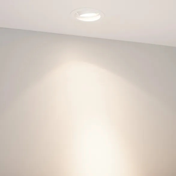 Светильник MS-VORTEX-BUILT-R90-12W Day4000 (WH-WH, 20 deg, 230V) (Arlight, IP20 Металл, 5 лет)