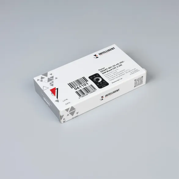 INTELLIGENT ARLIGHT Пульт SMART-801-52-4G-3SC-DIM Black (3V, 2.4G) (IARL, IP20 Пластик, 5 лет)