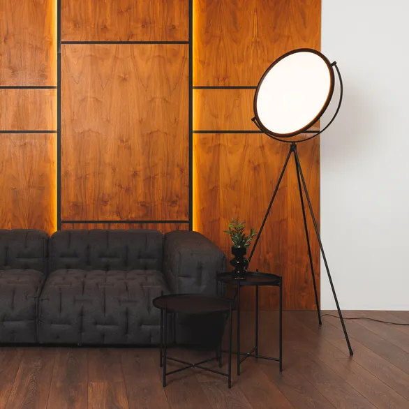 Светильник SP-LUNAR-FLOOR-D660-35W Dim-to-Warm (BK, 120 deg, 230V) (Arlight, IP20 Металл, 5 лет)