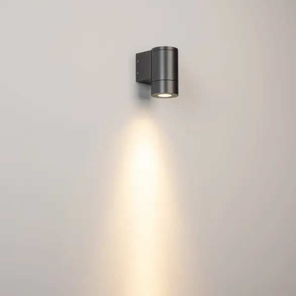 Светильник LGD-RAY-WALL-R65-12W Warm3000 (GR, 6 deg, 230V) (Arlight, IP65 Металл, 3 года)