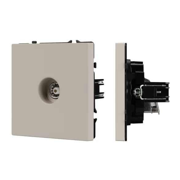 Механизм телевизионной розетки SCT-NOBE-MTV1-SFPL-CA (Arlight, Кашемир)