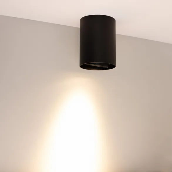 Светильник SP-FOCUS-R110-18W Warm3000 (BK, 24 deg, 230V) (Arlight, IP54 Металл, 5 лет)