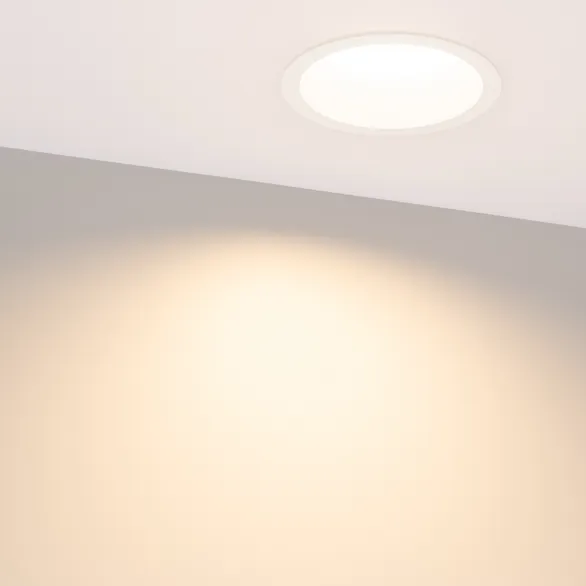 Светильник MS-DROP-BUILT-R137-24W Warm3000 (WH, 90 deg, 230V) (Arlight, IP54 Металл, 5 лет)