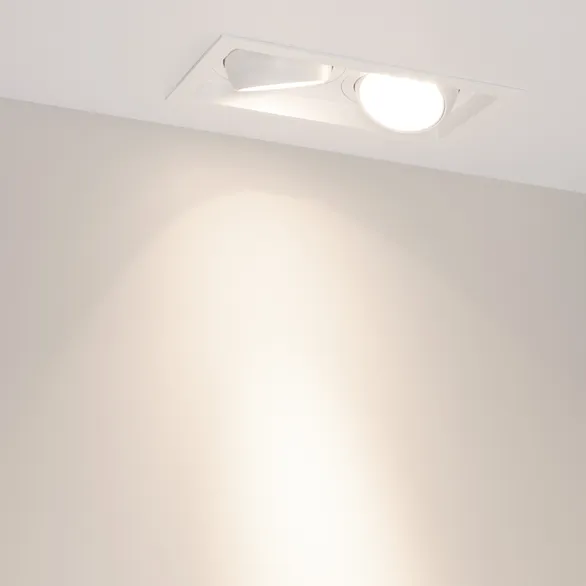 Светильник MS-VORTEX-BUILT-S250x140-2x30W Day4000 (WH-WH, 17 deg, 230V) (Arlight, IP20 Металл, 5 лет)