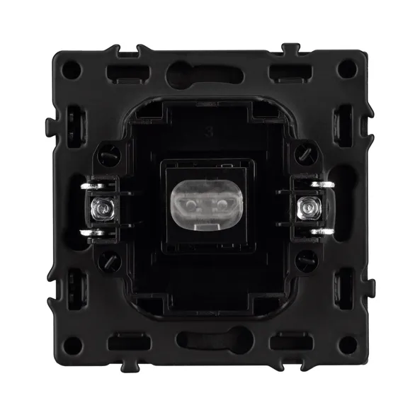 Механизм HDMI розетки SCT-NOBE-MHD1-SFPL-GR (Arlight, Серый базальт)