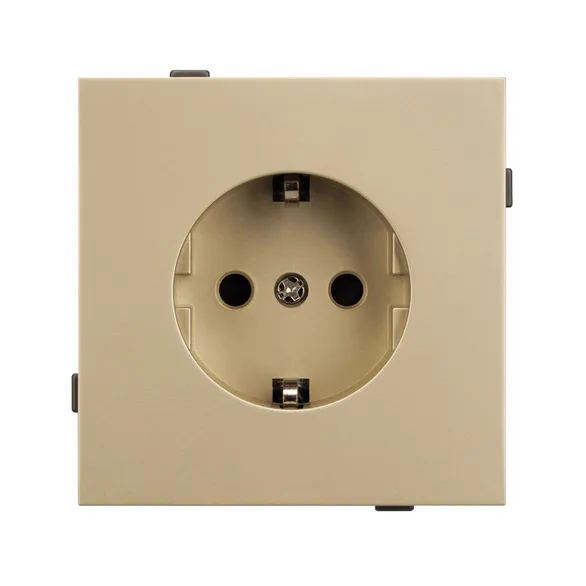 Механизм электрической розетки SCT-TENDO-MEU1-SFPL-GD (230V, 16A) (Arlight, -)