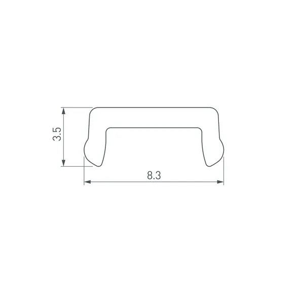 Экран LINE-1019-W8-2000 OPAL (Arlight, Пластик)