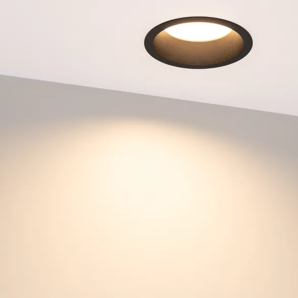 Светильник MS-DROP-BUILT-R137-24W Warm3000 (BK, 90 deg, 230V) (Arlight, IP54 Металл, 5 лет)