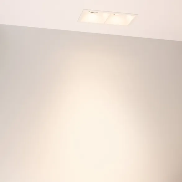 Светильник MS-FLOW-BUILT-S157x85-2x6W Warm3000 (WH, 15 deg, 230V) (Arlight, IP20 Металл, 5 лет)