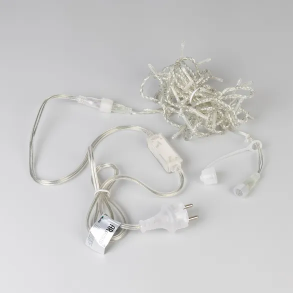 Светодиодная гирлянда ARD-STRING-HOME-5000-CLEAR-50LED-STD WARM (230V, 3.5W) (Ardecoled, IP20)