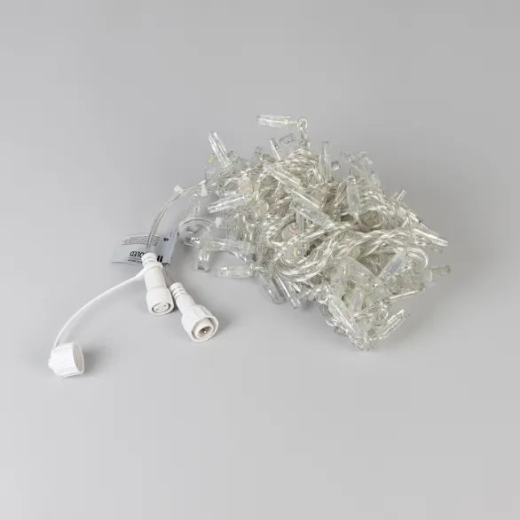 Светодиодная гирлянда ARD-STRING-CLASSIC-10000-CLEAR-100LED-FLASH Azure (230V, 7W) (Ardecoled, IP65)