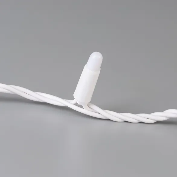 Светодиодная гирлянда ARD-STRING-CLASSIC-10000-WHITE-100LED-MILK-FLASH White (230V, 7W) (Ardecoled, IP65)