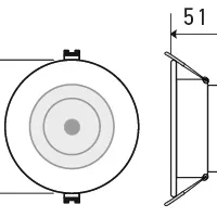 Светодиодный светильник CL-85CB-5W White (Arlight, Потолочный)