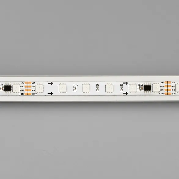 Светодиодная лента SPI-5000SE-AM 24V RGB (5060, 60 LED/m, x6) (Arlight, Закрытый, IP65)