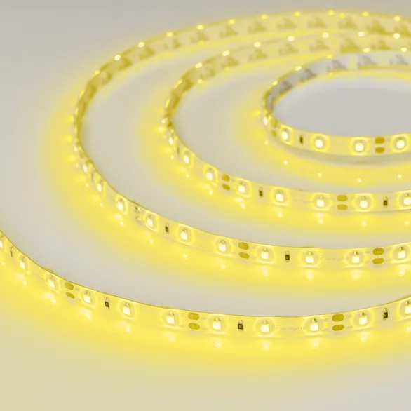 Светодиодная лента герметичная RTW-SE-A60-8mm 12V Yellow (4.8 W/m, IP65, 2835, 5m) (Arlight, -)