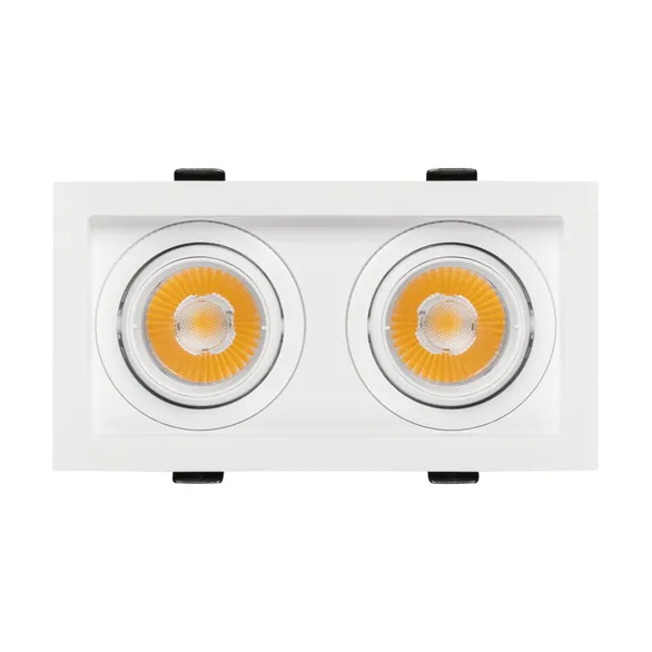 Светильник MS-VORTEX-BUILT-S170x90-2x12W Day4000 (WH-WH, 20 deg, 230V) (Arlight, IP20 Металл, 5 лет)